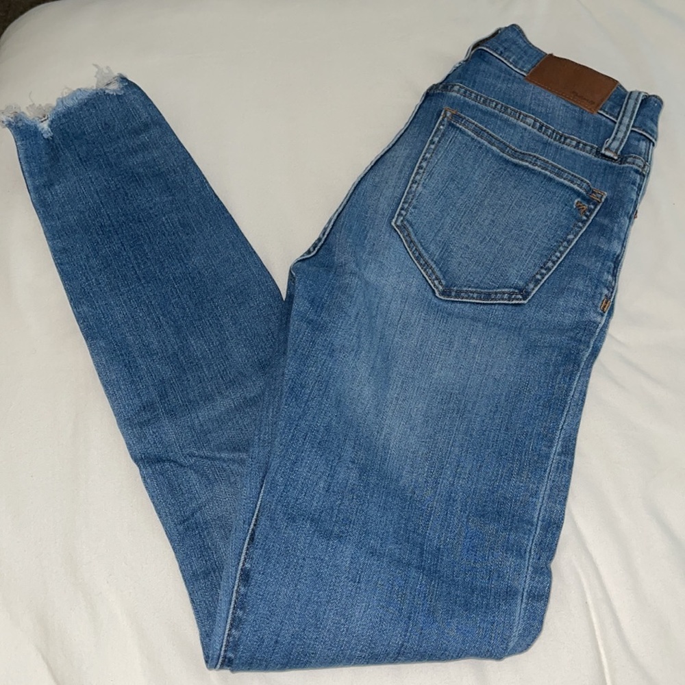 MADEWELL 9” high rise skinny jean 25T